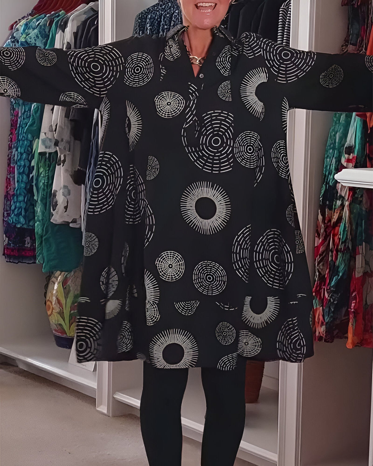 Véra™ | Geometric Dress