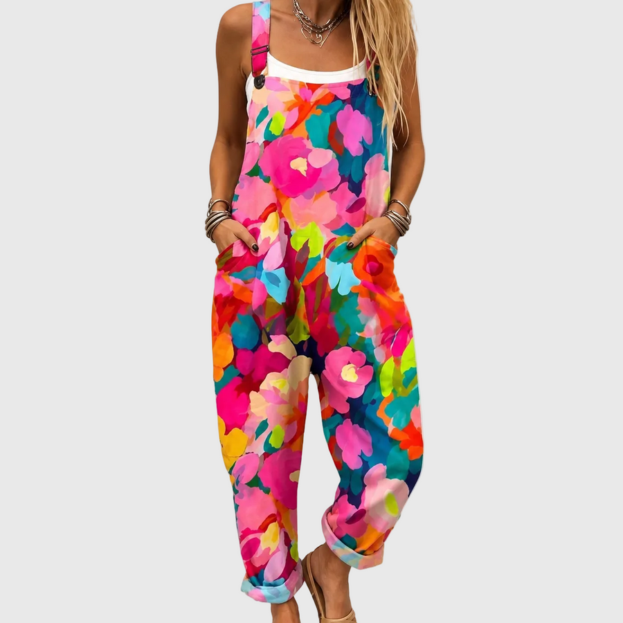 Salopette Florale Colorée