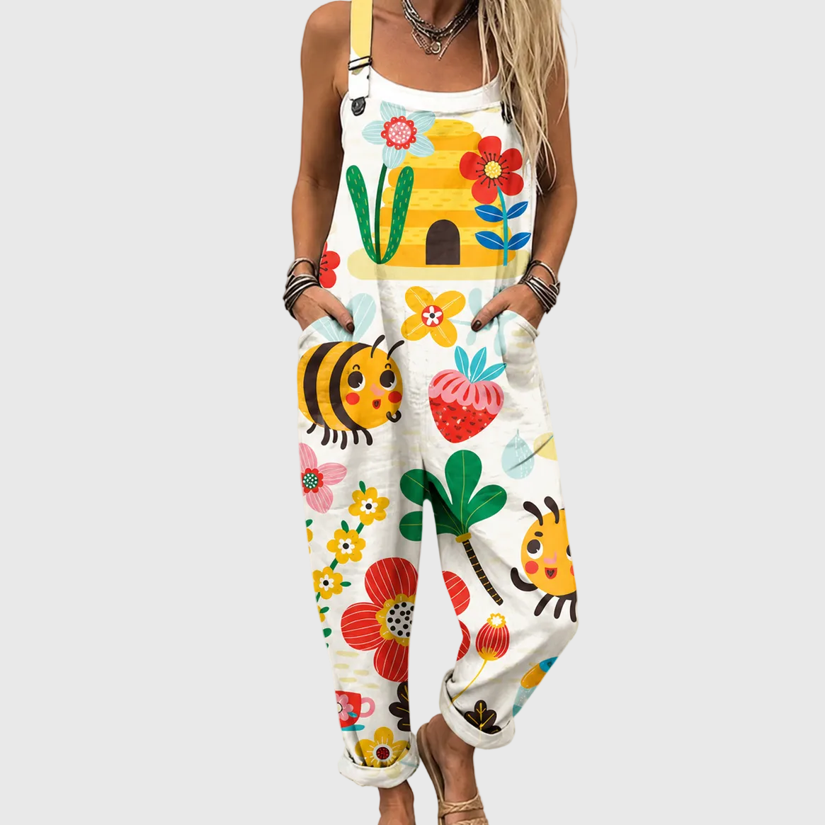 Combinaison de Jardin aux Abeilles et Couleurs
