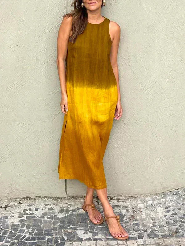 Aurelia™ | Élégante Robe à Motif Naturel