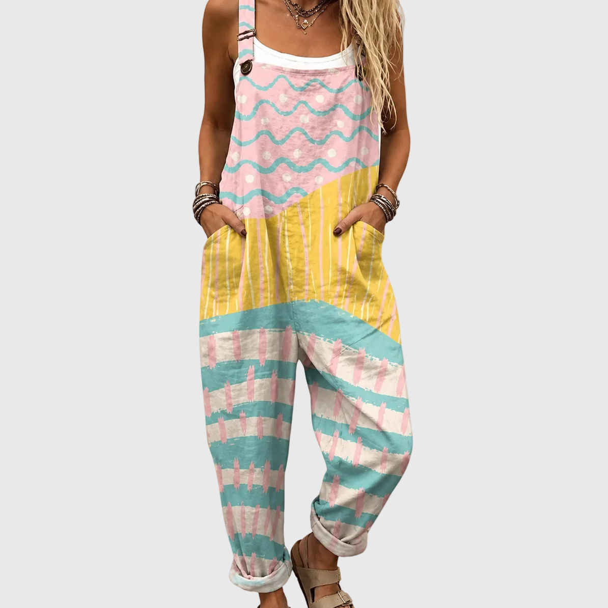 Combinaison Douce Multicolore Pastel