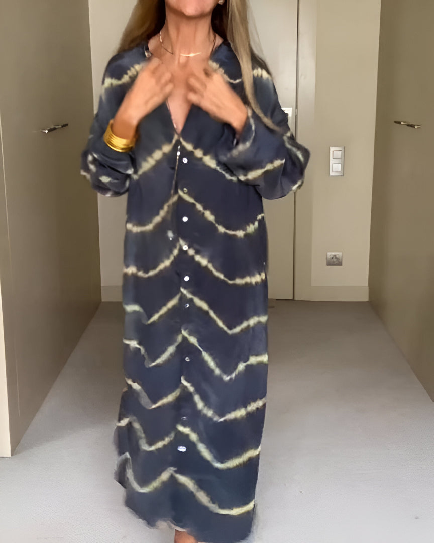 Julia™ | Robe Maxi Bohème Rayée