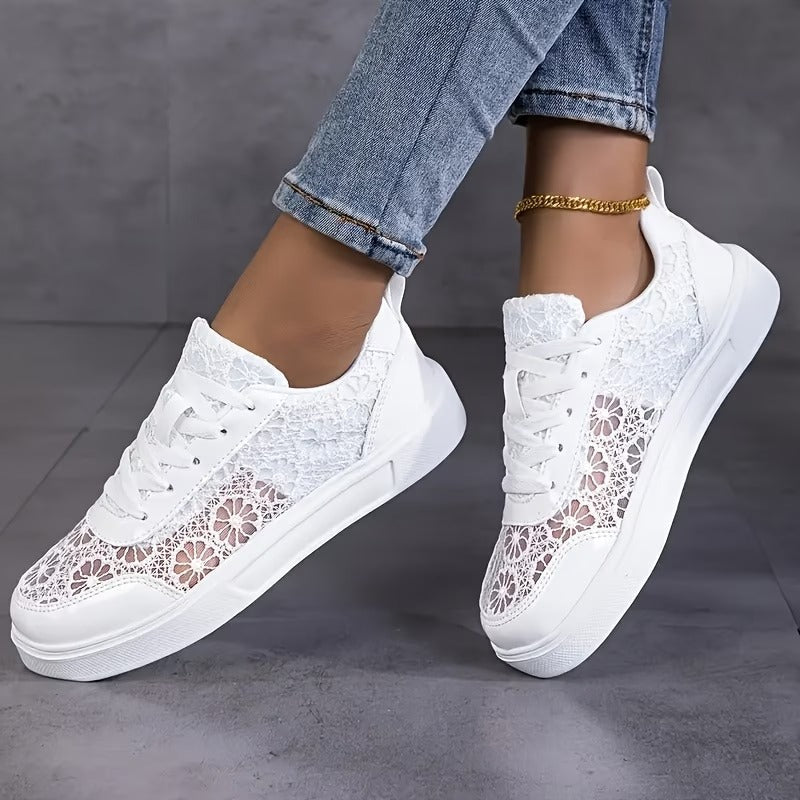 Valloro™ | Camille – Baskets en dentelle élégantes