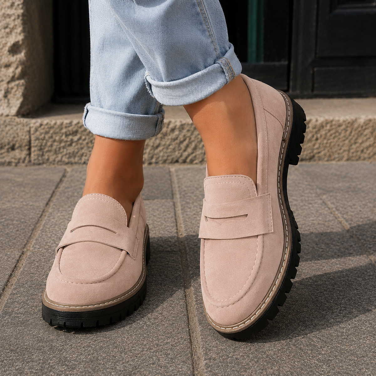 Mocassins Chunky pour Femme à Plateforme