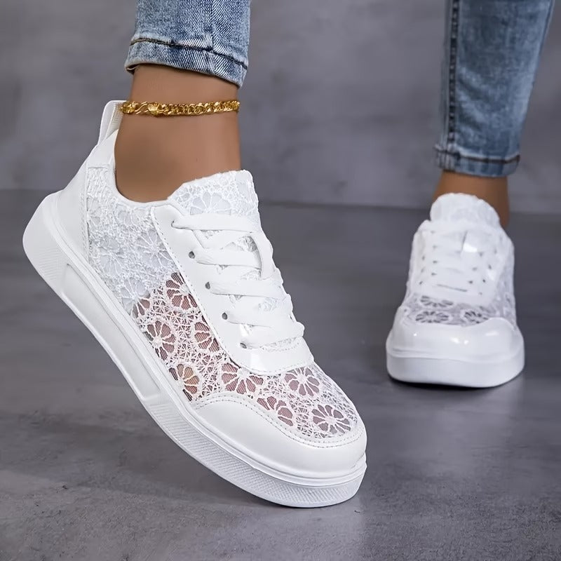 Valloro™ | Camille – Baskets en dentelle élégantes