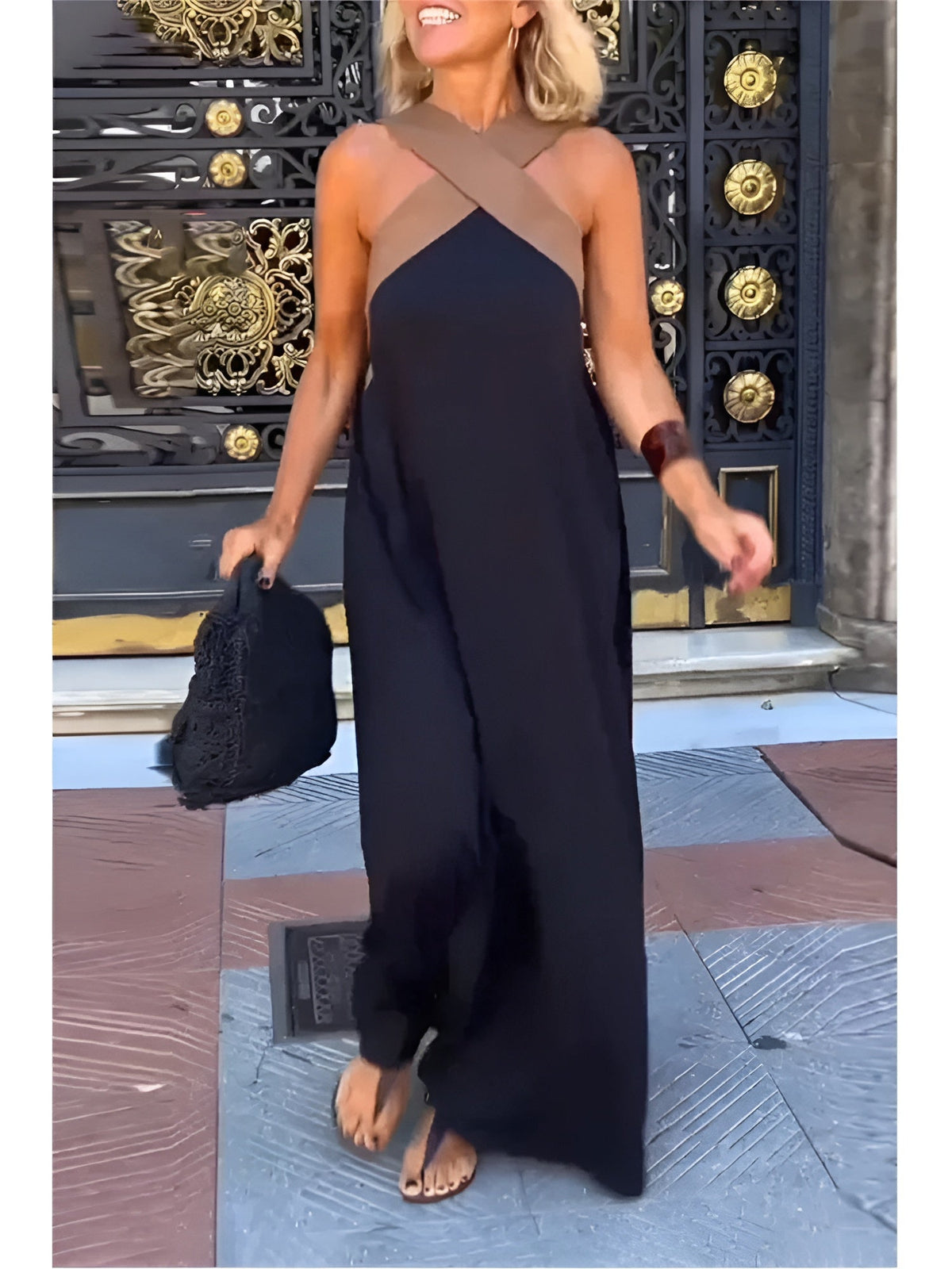 Amélie™ | Robe d'Été Élégante à Encolure Croisée
